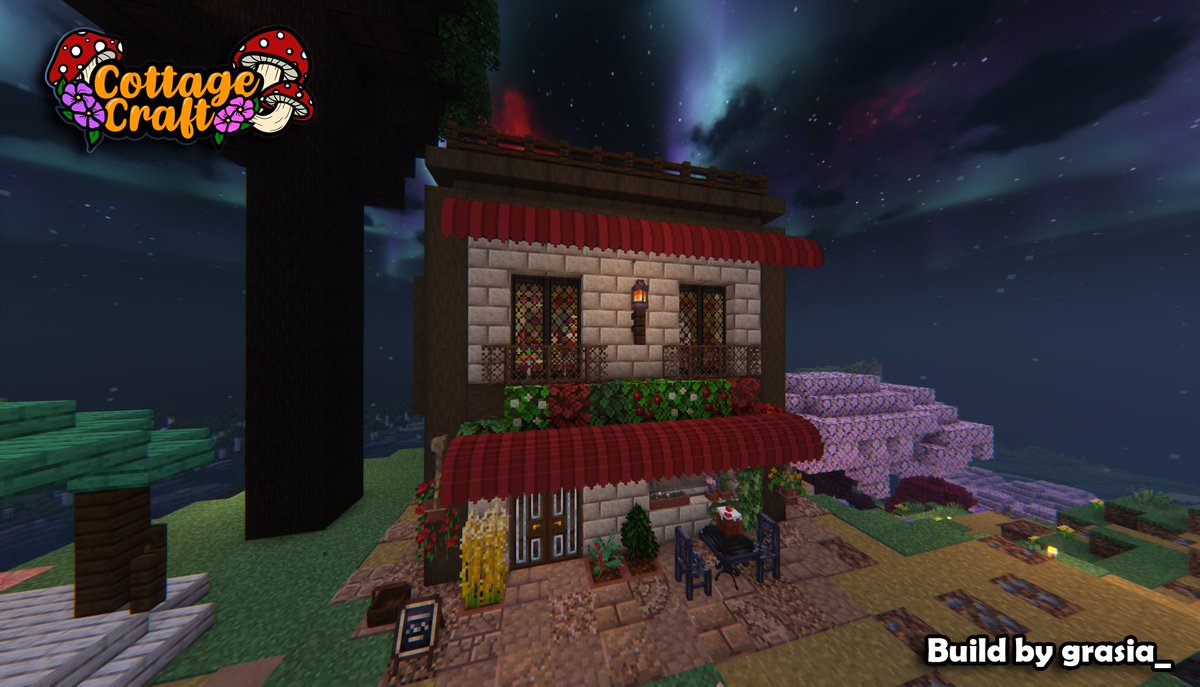 Another photo to get you guys excited for the mod pack release! 

this 10/10 build was made by the incredible <a href="/ggrasia_/">grace ♡</a> Showing off multiple mod packs including armours workshop!

#MinecraftSMP #minecraftbuild #moddedminecraft