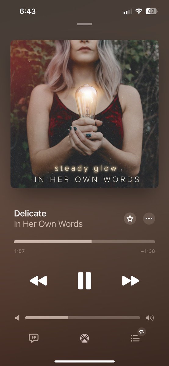 Todays banger of the day is “Delicate” by @InHerOwnWords 

Give it a spin