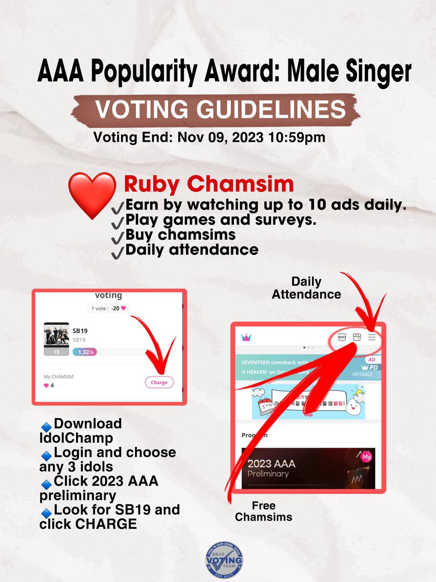 Another reminder for today, DO NOT drop your votes yet in AAA. Do not buy any chamsims yet. 

Retweet for wider reach..but keep checking your daily attendance n quizzes 

#MAHALIMA