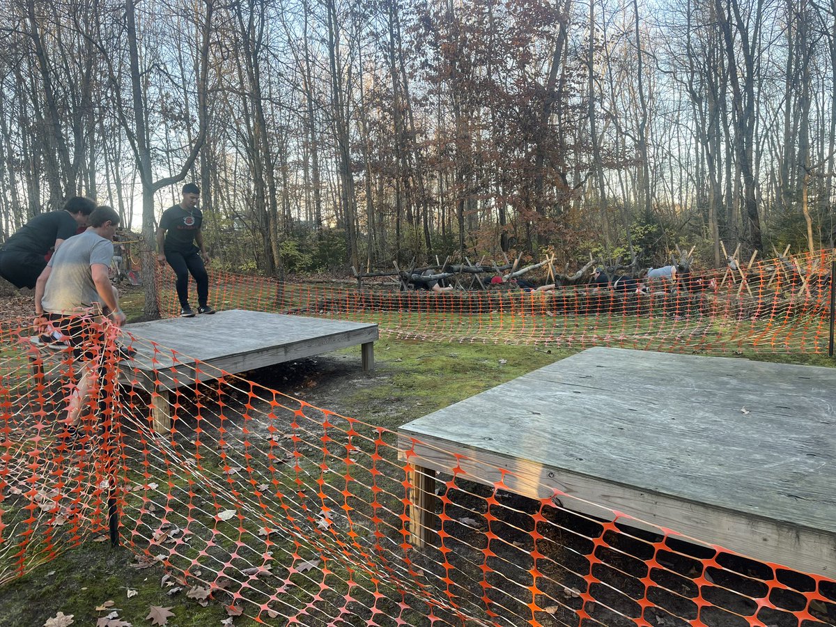 Coaches idea of “team-bonding” is at Fitness Park!

An easy two mile run with obstacles!

#TalonTough