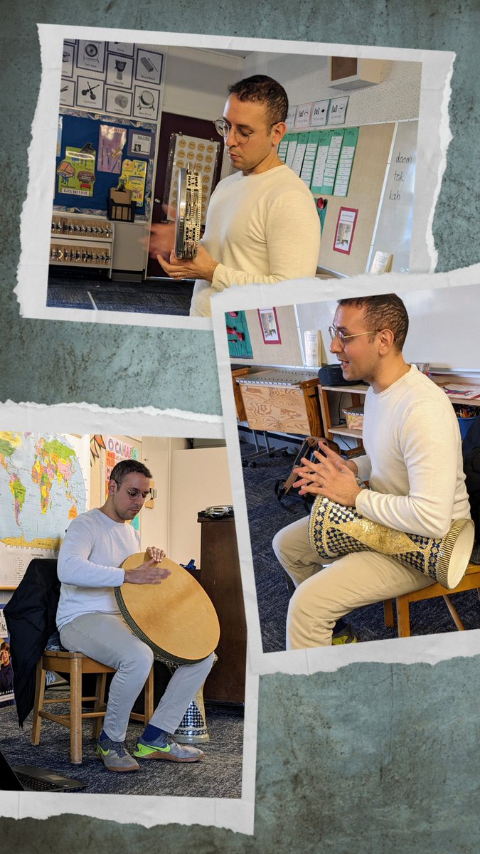shawnechastko's tweet photo. .@twelfthavenue thanks you, Mr. Kadray, for sharing about your culture through music.
#arabinstruments #drumming #music #percussion #riq #darbuka #daf https://t.co/tZ1RnYiEmd