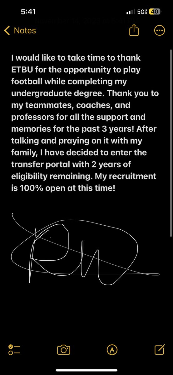 Robdakid_9's tweet photo. I have entered the transfer portal with 2 remaining years of eligibility!

https://t.co/IMUqeYMByU https://t.co/mXLMdnzWZr