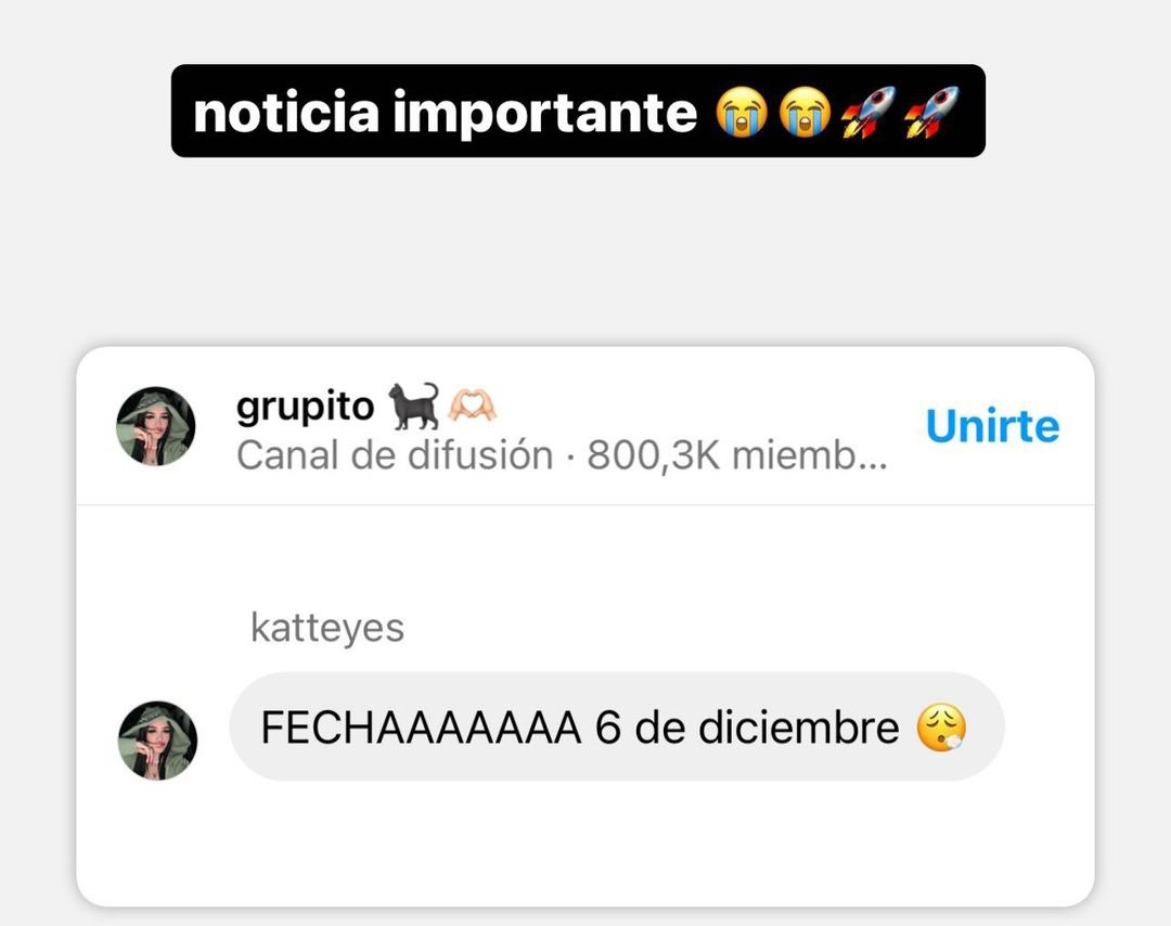 . <a href="/laojosdegata/">katteyes</a> vía su canal de difusión en Instagram. 06:06 sale el 6 de diciembre.

¡Pongan las alarmas! 🤍