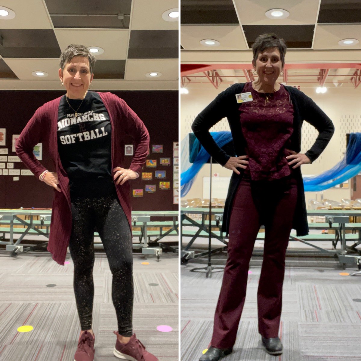 amused_wolfe's tweet image. It’s MONARCH SOFTBALL DAY for @papiosoftball in @CityofLaVista  So, we wear comfy maroon to school for dress rehearsals and fancier maroon for the evening Music performances @LaVistaWestElem 
#plcsgreat #plcsbeknownforgreatness