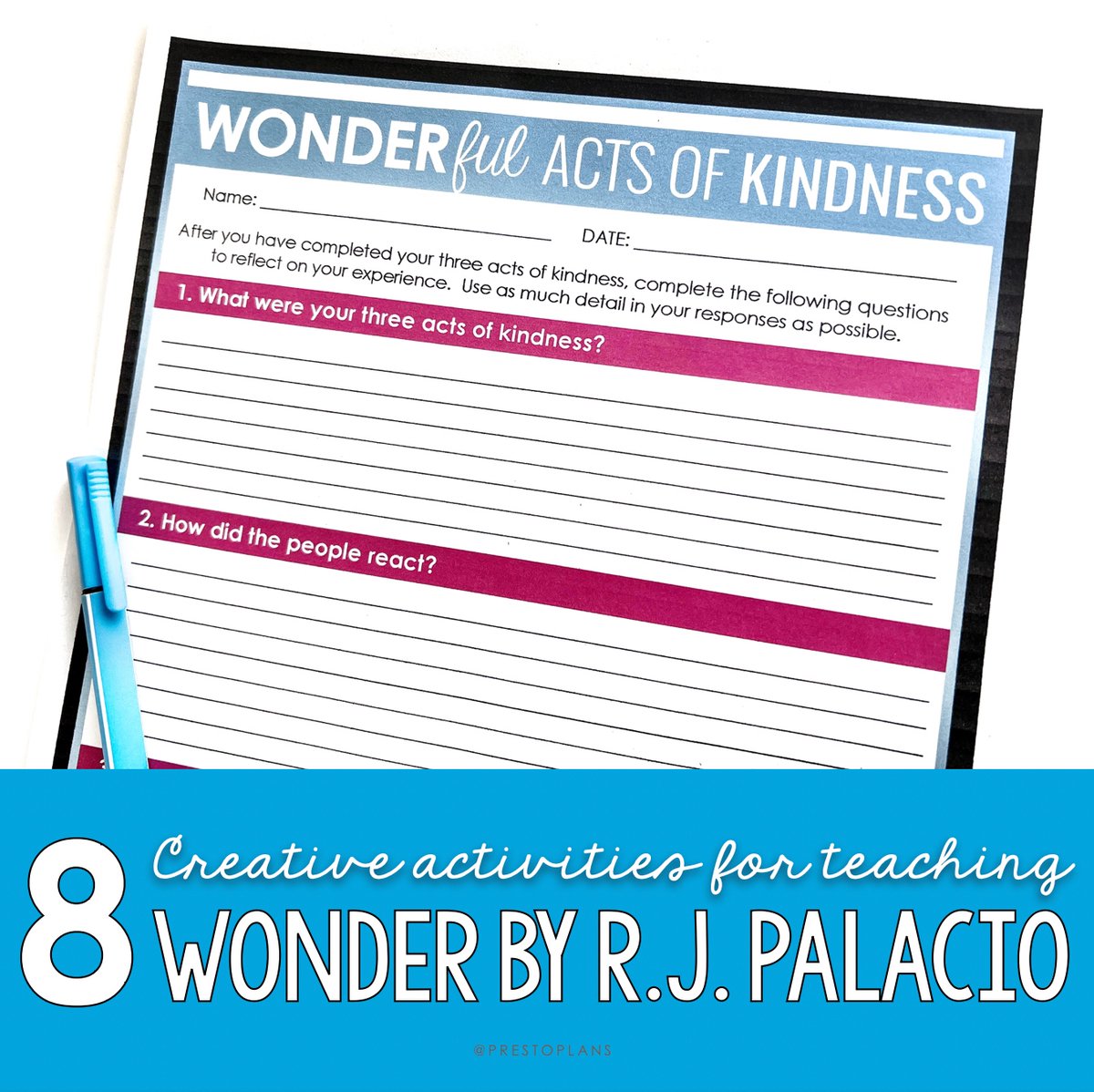 I really believe that fiction is a powerful tool that can help people develop empathy for others.

One of my favorite novels for exploring this concept is Wonder by R.J. Palacio, which I talk about on the blog this week! 

Click below to check it out! ⤵️

prestoplans.com/teaching-wonde…