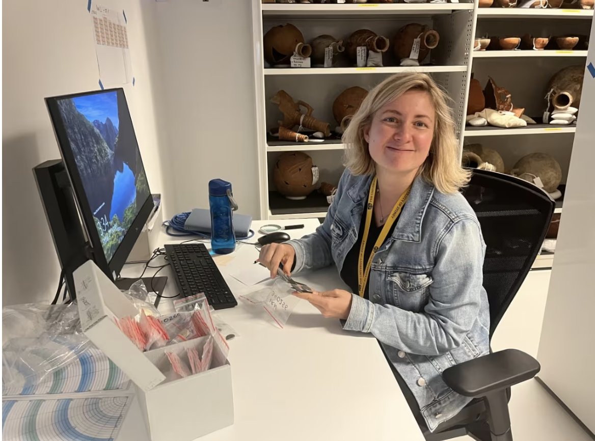 While interning at the Chau Chak Wing Museum, Art Curating student Ksenia examined the artistic evolution in ancient coins and refined her podcasting skills. ➡️Read more about the formative work-integrated learning experience here: sydney.edu.au/arts/news-and-…