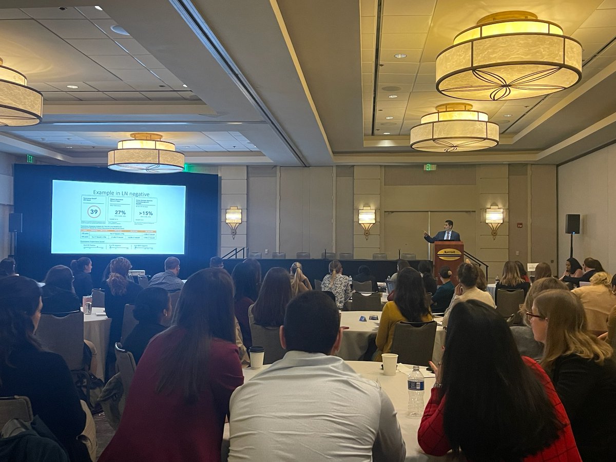 SocSurgOnc's tweet photo. So many great presentations on breast surgical oncology, career development & more so far at #SSOFellowsInstitute2023. Tomorrow we kick off the CGSO and HPB programming! #FI23
Thank you to all of our presenters for sharing your expertise! @ASBrS @KellyKhunt @RichardBleicher https://t.co/v3TL12s5qO