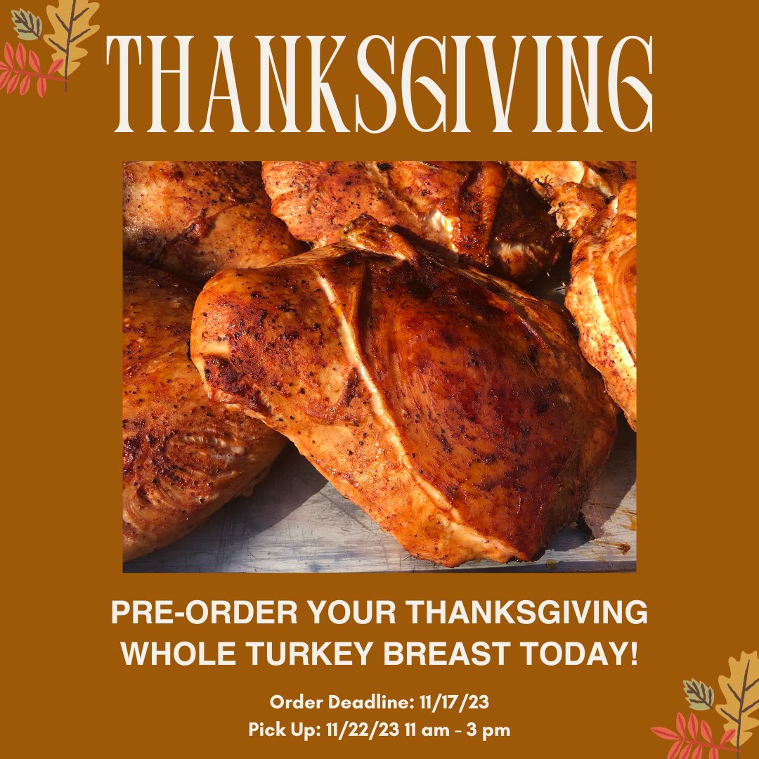 Pappys_StPeters's tweet photo. LET US PREP THE TURKEY! 🦃🔥

There's still time to order your Pappy's Thanksgiving turkey breast! 

Available at Pappy's St. Peters location only. Order at the register or give us a call at 636.244.5400.

#thanksgiving #menu #thanksgivingturkey #pappysstpeters https://t.co/iwBgj7n8fc