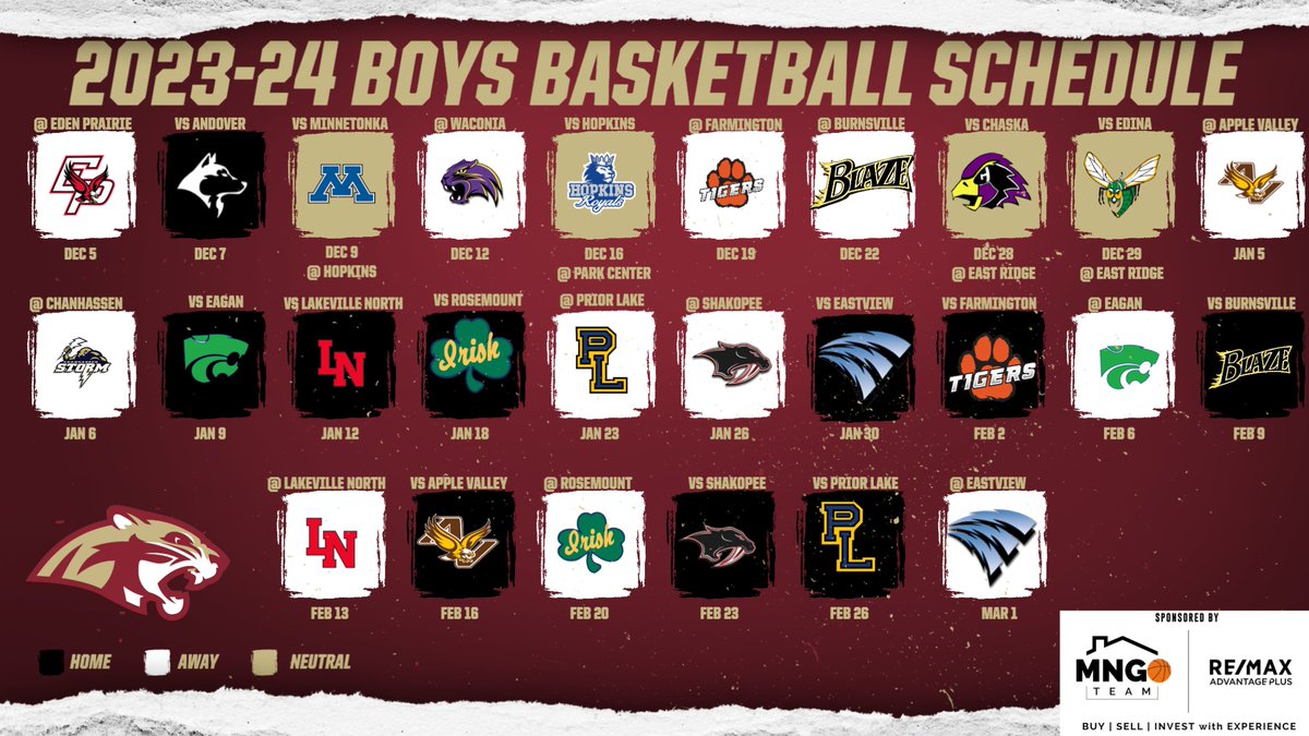 Just 3 weeks till GameDay! Checkout this year's schedule.