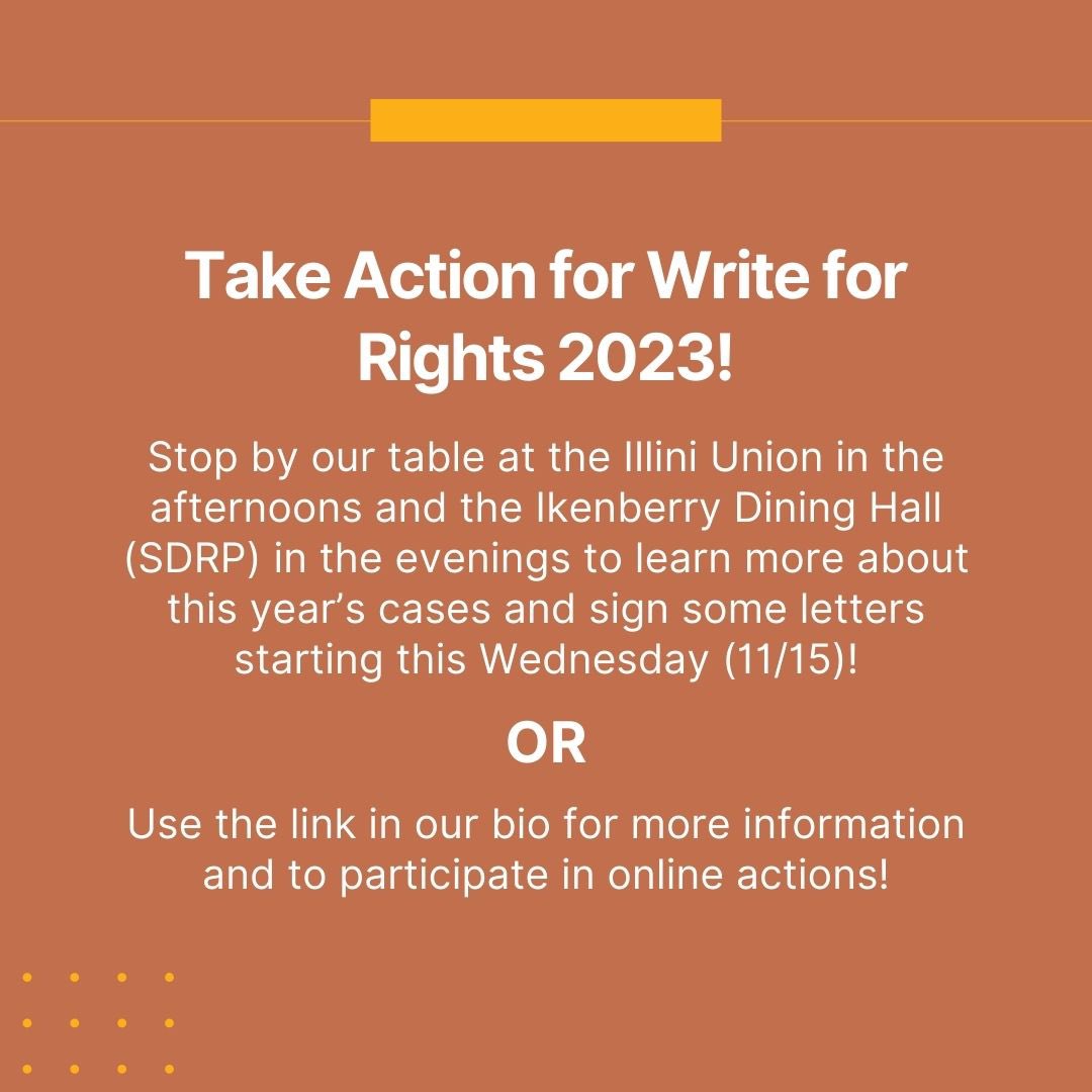 Starting tomorrow, Amnesty will be participating in this year’s #WriteForRights campaign!

Swipe to learn more about what W4R is, this year’s campaign, and where you’ll be able to find us on campus to participate!