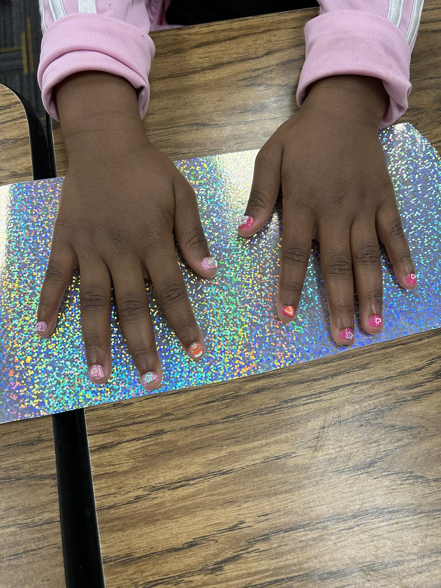 What fun we are having during <a href="/OPS_Belvedere/">Belvedere Elementary</a> “Attention Time” after school! I have 3 students who have been joining me for nail art💅🏼. We use this ⏰ to talk about making helpful choices in the classroom &amp; school, &amp; how to get along with others! #readysetglow #positivityrules 😁