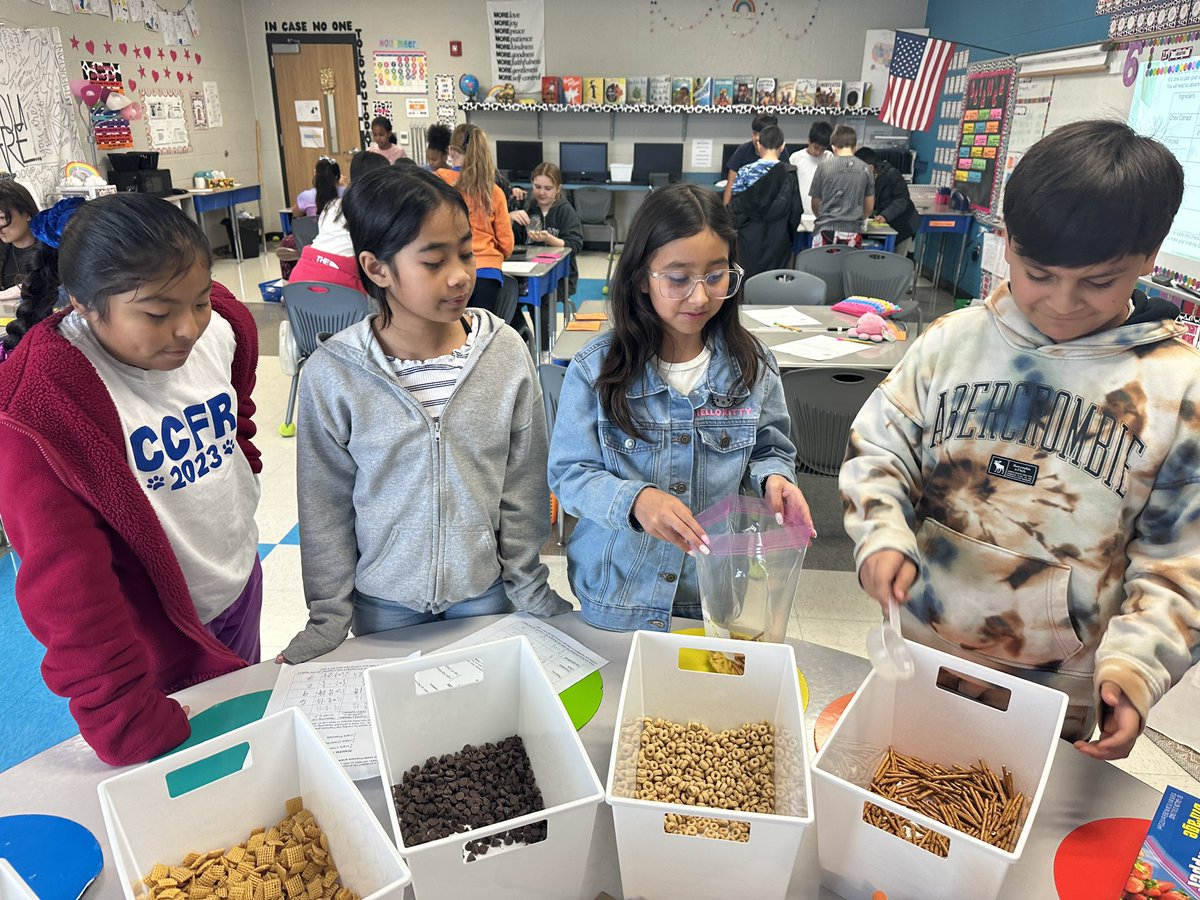 MrsElliott_JCE's tweet photo. Got to see a hands-on fraction activity today in 5th grade! What an engaging way to end a module 💙 @JCElem_RCS  @ChildofChrist_ https://t.co/RT1e1ZKKcJ