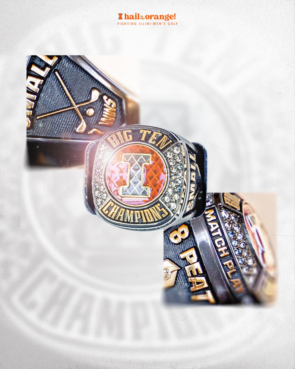 A ring suited for champions. #Illini // #HTTO