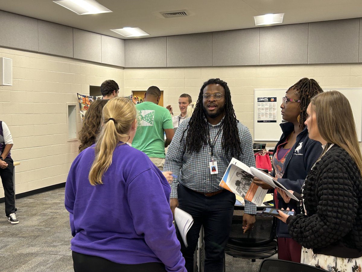 Our ⁦<a href="/WichitaUSD259/">Wichita Public Schools</a>⁩ Aspiring Building Leaders took part in a master class in achievement focus and results orientation tonight. Thank you to Laura Drouhard and ⁦<a href="/MrAmigo/">Jeff Freund he/him</a>⁩ for facilitating our leadership pipeline PLC. #wpsproud
