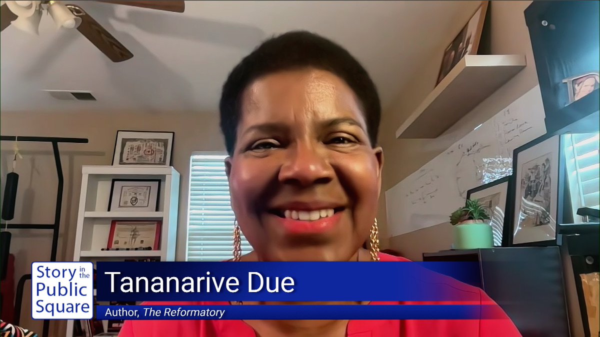 Join us for @pubstory this week as @JMLudes & @gwaynemiller host @TananariveDue to discuss her new book, “The Reformatory,” set in an ethereal world of her creation, to explore the violence of the Jim Crow South. Check your local public TV listings! ow.ly/3gYk30sy1kh