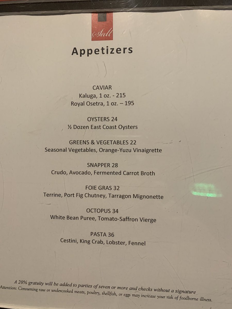 Looking forward with great anticipation to this evening’s dinner at SALT ⁦<a href="/RitzCarlton/">The Ritz-Carlton</a>⁩ on ⁦<a href="/AmeliaIsland/">AmeliaIsland</a>⁩.