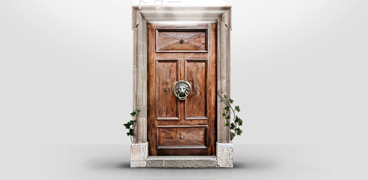 「私が時折覗きたくなるサイト。『secret door』ランダムでgoogle e」|渡邊 春菜のイラスト