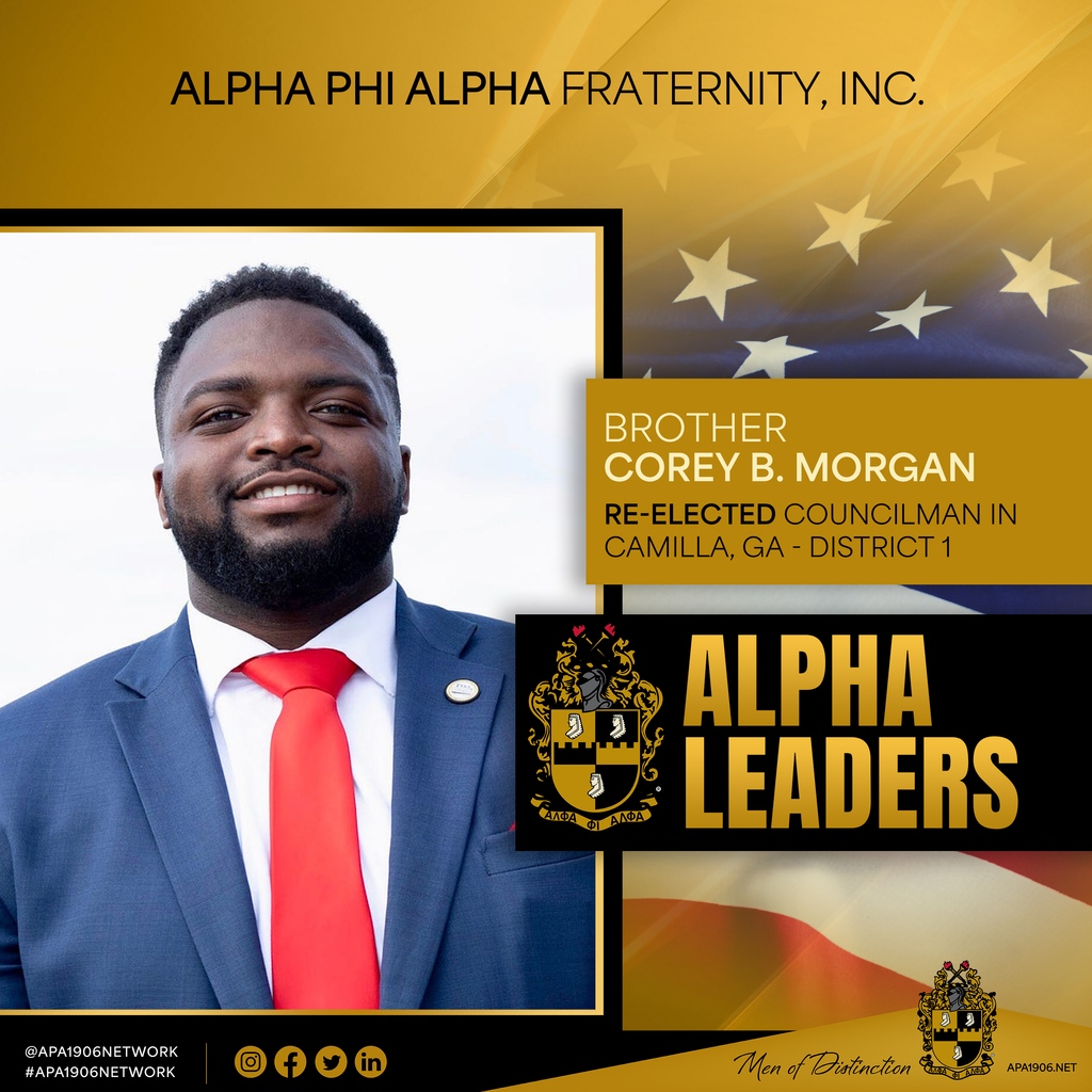 apa1906NETwork's tweet photo. Alpha Phi Alpha Fraternity, Inc. congratulates our Alpha Brothers who won their 2023 City Council elections! 

Please share.

#APA1906Network #MenOfDistinction #AlphaLeaders https://t.co/ainGoVVdSd