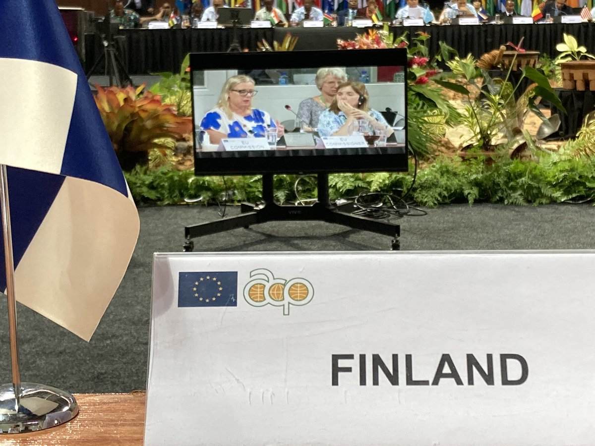 #SamoaAgreement offers new opportunities for the cooperation between the EU &amp; African, Caribbean and Pacific countries. Effective  implementation is the key to achieve our common goals! #EU_partnerships #EU  <a href="/FinEmbAustralia/">Finland in Australia</a> #Ulkoministeriö