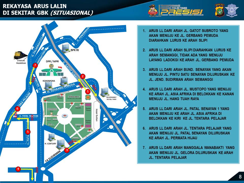 TMCPoldaMetro's tweet photo. Info lalulintas :
Rabu Tanggal 15 November 2023 pukul 14.00 wib sampai pukul 24.00 WIB :
1. Hindari seputaran GBK hindari kepadatan lalulintas ada konser di GBK.
2. Kepada seluruh penonton konser di GBK agar gunakan tranportasi publik,GBK tidak menyiapkan kantong parkir. ( drop off di pintu- pintu masuk).
Atas perhatiannya kami ucapkan terimakasih.