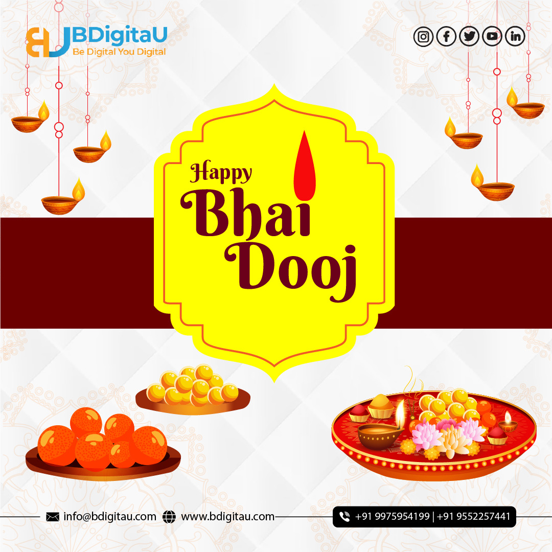 bdigitau's tweet photo. "🌟 Celebrating the bond that's brighter than fireworks! Happy Bhai Dooj in Diwali! 👫✨ "
.
.
.
☎ : 919552257441 | 917972648685
.
.
.
#BDigitaU #SiblingLove #DiwaliCelebration #bhaubij #diwali #bhaubeej #india #marathi #bhaubijspecial https://t.co/7QhrckOKOn