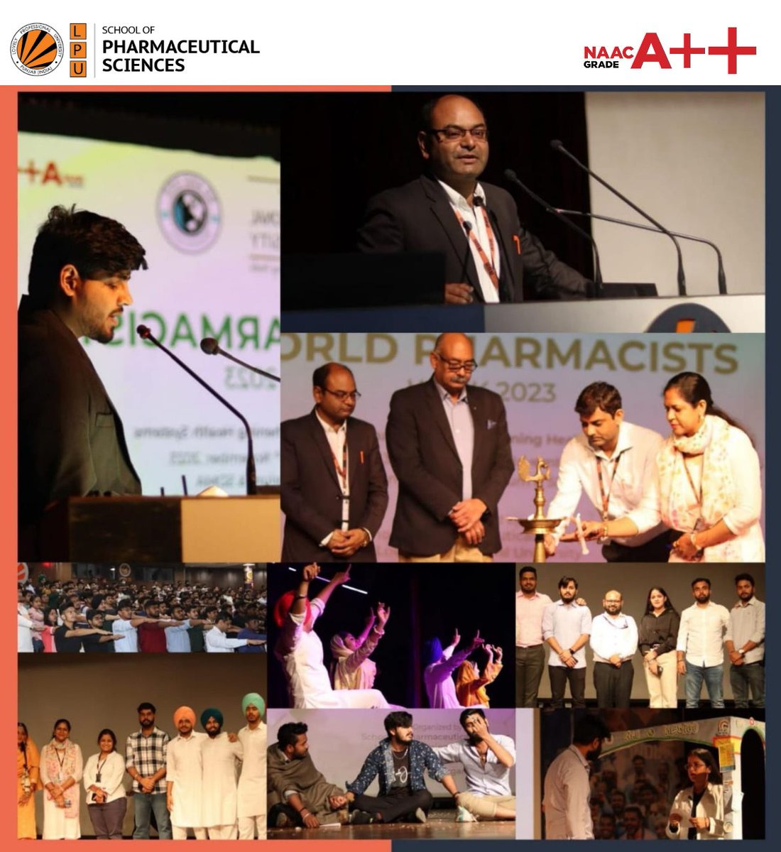 School of Pharmaceutical Sciences, LPU is pleased to share few glimpses from the World Pharmacists week celebration 2023. #pharmacyheroes #pharmacy #worldpharmacistsday23 #lpuuniversity #lpuachievements #proudmoment #lpupharmacy #research #science #success#school #team #education