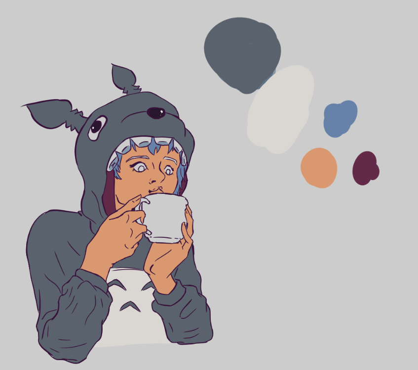 Ascels_1000's tweet photo. 🌟Sneak peek into the magic! Currently transforming a character into the enchanting world of Studio Ghibli with a 'My Neighbor Totoro' hoodie.🎨Tomorrow, stay tuned as I add the finishing touches and unveil the complete paint.✨🚌#DigitalArt #StudioGhibliInspired #WorkInProgress https://t.co/g17xvhssVd
