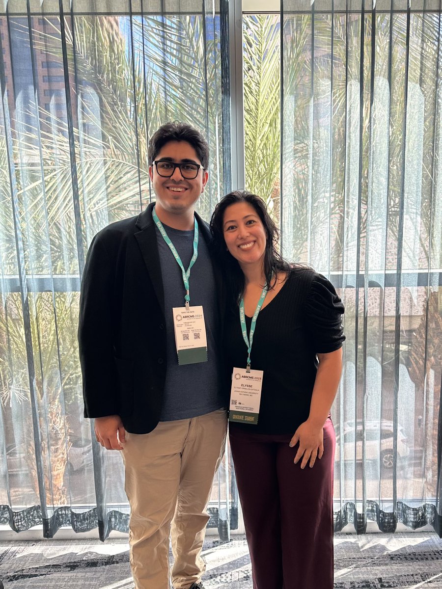 JHU CBI (@cbijhu) on Twitter photo Edgar from <a href="/fried_lab/">Stephen Fried JHU</a> and Elysse from <a href="/LabNetz/">Netz Lab @ Hopkins</a> are presenting <a href="/ABRCMS/">ABRCMS</a> this week!
#ABRCMS2023 #Chemistry #chemicalbiology <a href="/JHUArtsSciences/">Johns Hopkins Arts & Sciences</a> <a href="/JohnsHopkins/">Johns Hopkins University</a> <a href="/HopkinsMedicine/">Johns Hopkins Medicine</a> Edgar from <a href="/fried_lab/">Stephen Fried JHU</a> and Elysse from <a href="/LabNetz/">Netz Lab @ Hopkins</a> are presenting <a href="/ABRCMS/">ABRCMS</a> this week!
#ABRCMS2023 #Chemistry #chemicalbiology <a href="/JHUArtsSciences/">Johns Hopkins Arts & Sciences</a> <a href="/JohnsHopkins/">Johns Hopkins University</a> <a href="/HopkinsMedicine/">Johns Hopkins Medicine</a>