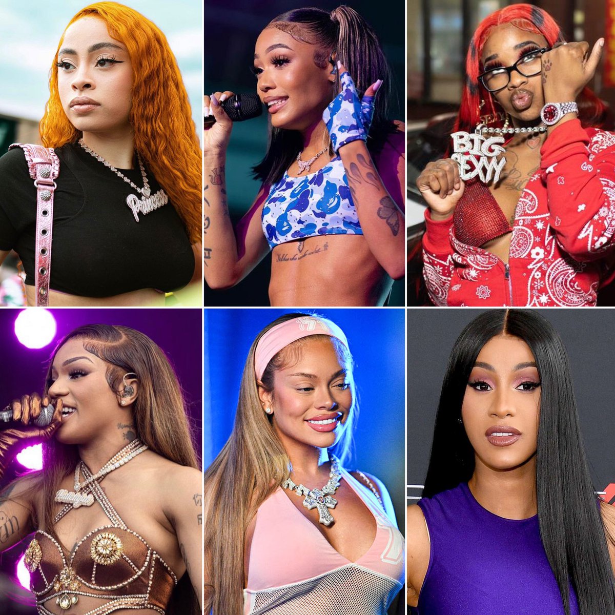 mymixtapez's tweet photo. Who’s the best female artist of 2023? https://t.co/NroXix0Mjp