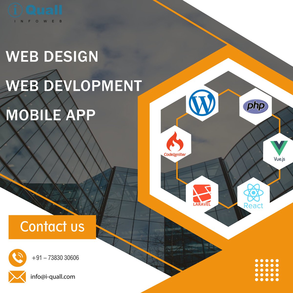 iquallinfo's tweet image. Laravel, Codeigniter and Wordpress website unlimited tasks at just $100 per week
fiverr.com/iquall/install…

#laravelwebsite #codeigniterwebsite #wordpresswebsite #wordpresscustomization #wordpressthemeinstall