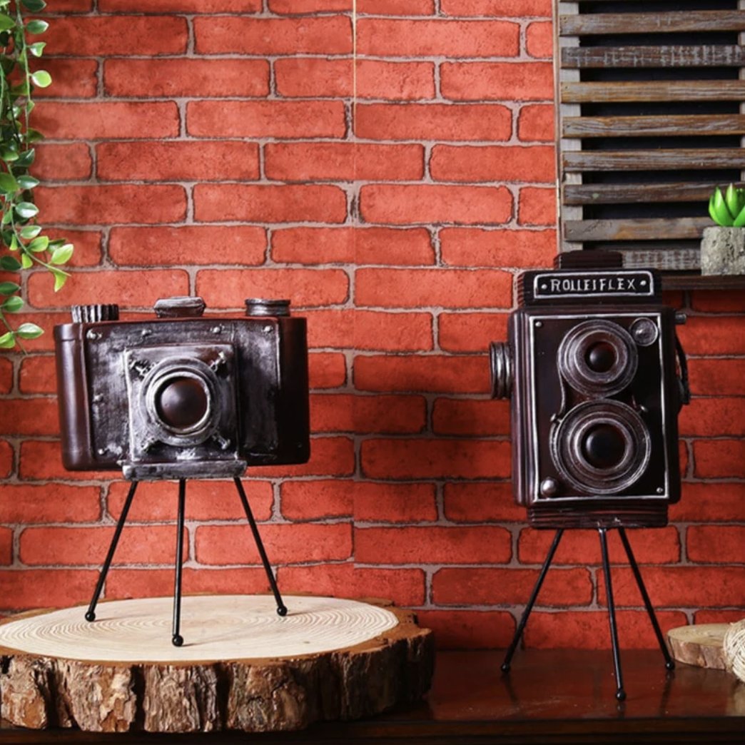 artistrydecors's tweet photo. 📸✨ Embrace the allure of nostalgia with vintage-inspired home accents! 

Transform your space into a timeless oasis with retro camera decor pieces.

🧵

#Retro #vintage #camera #homedecor https://t.co/HyuQzzQ1nU