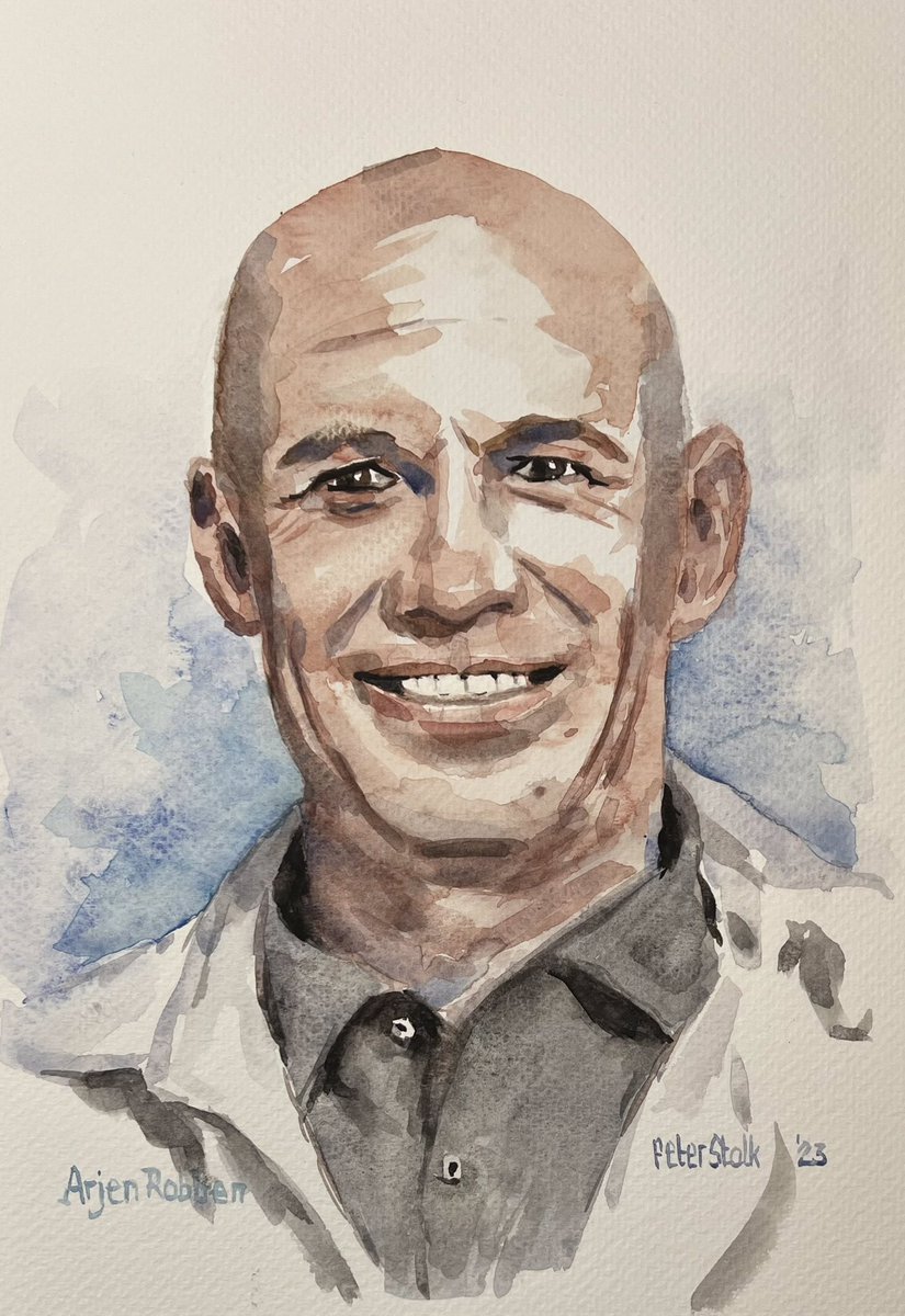 #arjenrobben #kunst #aquarel #acryl
