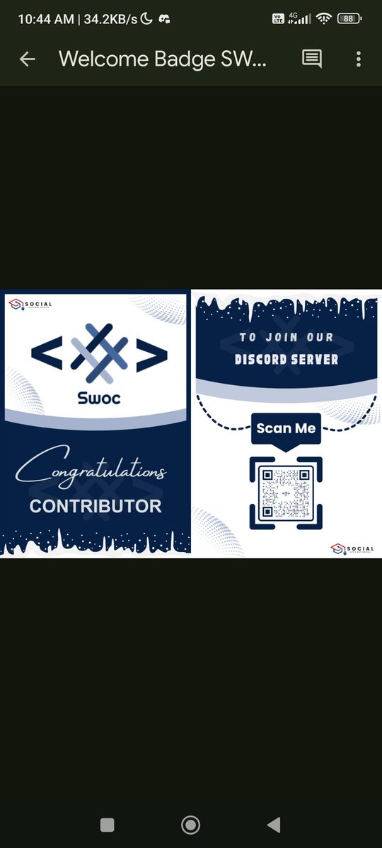 PinakDhir22's tweet image. Hi #techtwitter got selection mail for contributor tooo 
#socialwinterofcode
#opensource
#100daysofcode
#chitkaraU