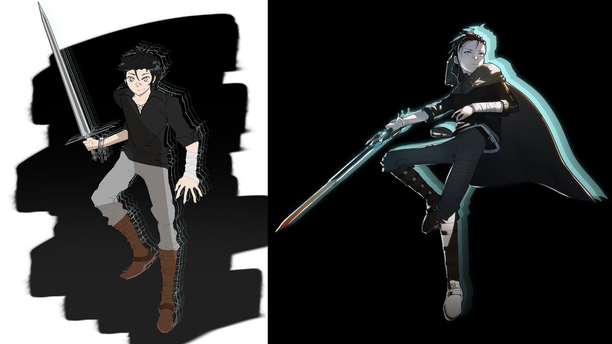 DoctorBro777's tweet photo. Also here's my progress over the last 2 years from when the character was first made compared to now

I tried basing the new one on the Persona 3 Reload artworks. https://t.co/UpxR1QzZPA