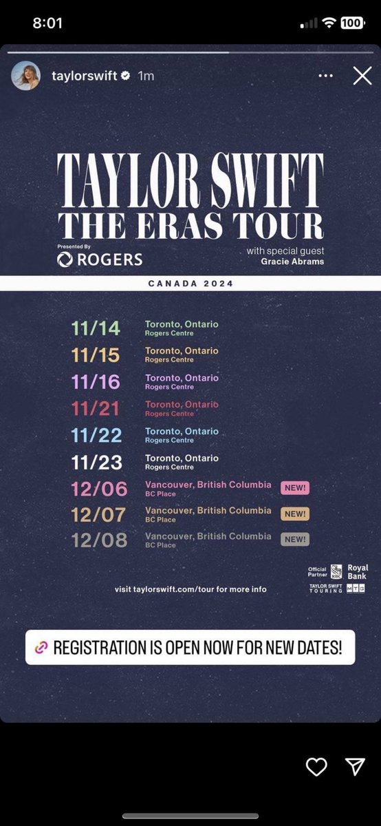 IckyVickie09's tweet image. Can’t believe I got tickets to tswift 😍😍 #taylorswift2024