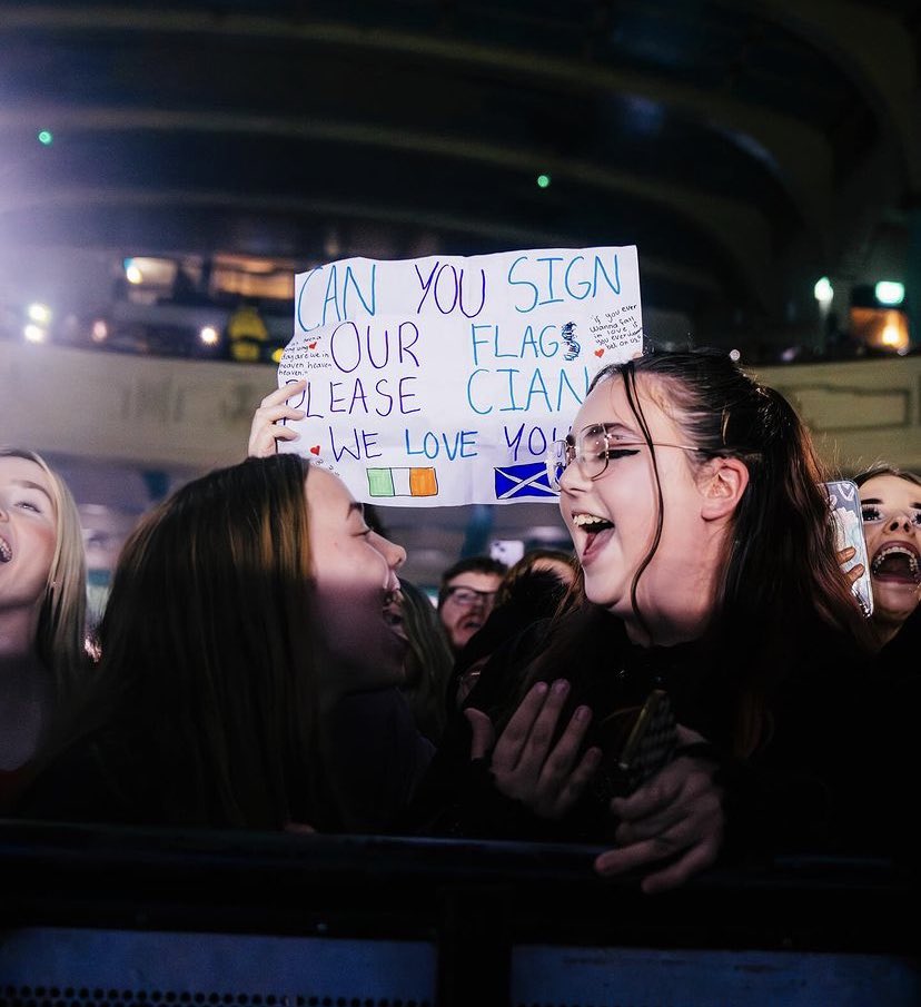 <a href="/Cian_ducrot/">Cian Ducrot</a> thank you for the best 2 days on this tour…. See you in Manchester 
Thank you for giving me a safe place to cry and relate to your story, i had this tour on my mind for so long I feel lost now it’s almost over, it’s been so magical watching you live your dream, ily