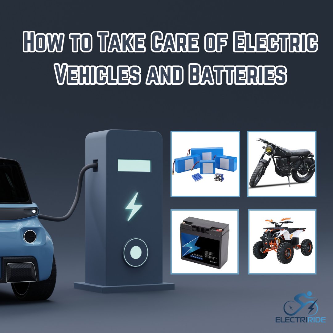 🌟 Elevate your EV experience with VoltCycle! 🚴‍♂️⚡️ Check out our latest blog on 'How to Take Care of Electric Vehicles and Batteries' for essential tips on maximizing performance and sustainability. 🌍🔋 Dive in: electri-ride.com/blogs/news #ElectricVehicles #EVcare