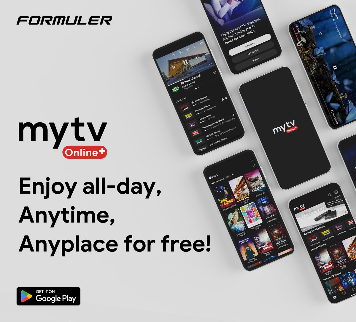 FormulerTv's tweet image. Introducing MYTVOnline+

The new mobile Android app brings all the beloved features of MYTVOnline to your phone. Experience the best, seamless streaming anytime, anywhere. Stay connected with your favorite entertainment at all times!

formuler.tv/apps-mytvonline
#Formuler #GooglePlay