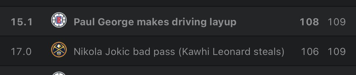 TNTChosenOne's tweet photo. Hey @NBA can someone ask Adam Silver to find out who took the call from Vegas in the Clippers game? Explain to me how the statistician took away this assist from @kawhi_ring ? How could he not have assisted this bucket? Just a coincidence it cashed his over huh 🙄🙄🙄 https://t.co/RTH2AXCJdc