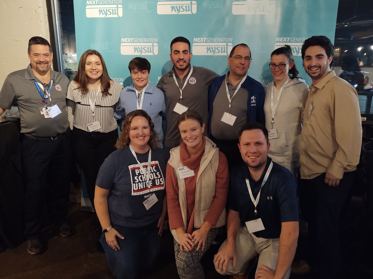 Great <a href="/nysut/">NYSUT</a>wny New Member Mixer tonight for Erie County! Thanks to <a href="/NYSUT2VP/">Ron Gross</a> and <a href="/NYSUTStreasurer/">Philippe Abraham</a> for letting our new members know that @nysut has their back and that we're all fighting to #FixTier6! <a href="/WilliamsvilleTA/">Williamsville TA</a>