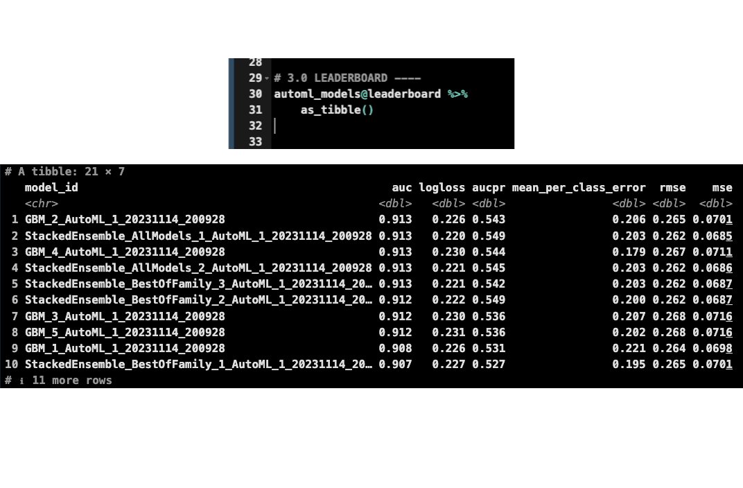 Step 3: Get the leaderboard.

This step is pretty slick.

The leaderboard ranks the top models produ...