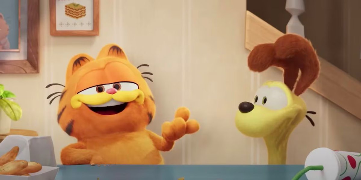 Harvey Guillen has found himself as the voice of a dog friend to an orange cat in an animated movie twice in the past year. That's pretty funny!