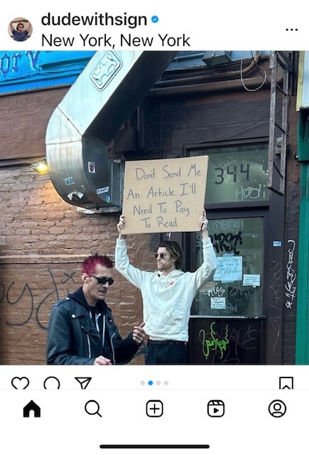 Fryzy68's tweet image. There's plenty worse going on🌍, but it's still very, very, very annoying 😡 #dudewithsign OG #openaccess #OA