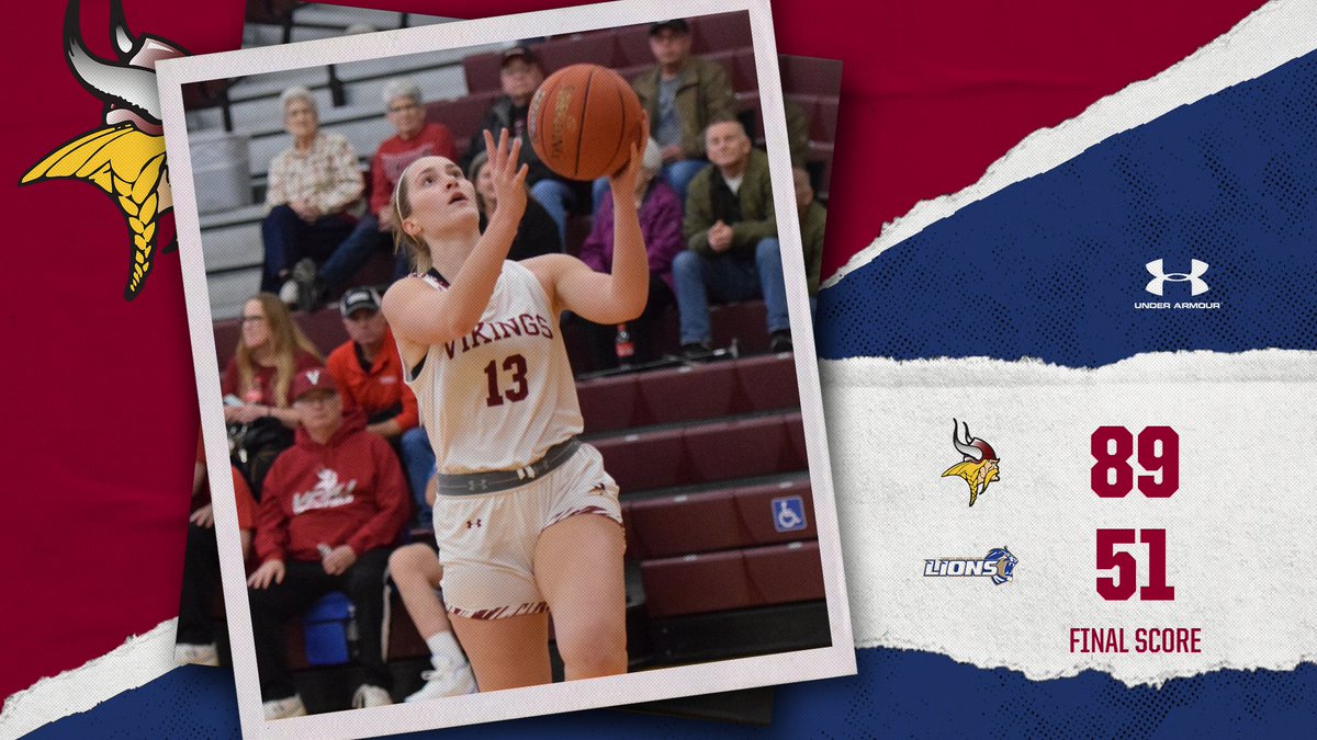 🏀WBB FINAL: VCSU 89, Trinity Bible 51

Freshman Mya Morris leads four Vikings in double figure scoring and Ellie Powell adds a double-double of 10 points and 12 rebounds! #VCSUVikingPride