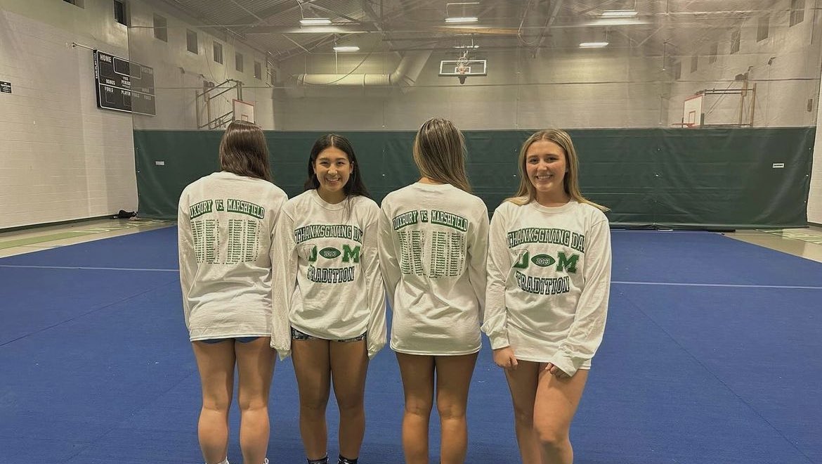 Support Dux Cheer!
We will be selling Duxbury Vs. Marshfield long sleeve tees this week on Main Street during all lunches! 
$25 cash, check, or Venmo accepted!