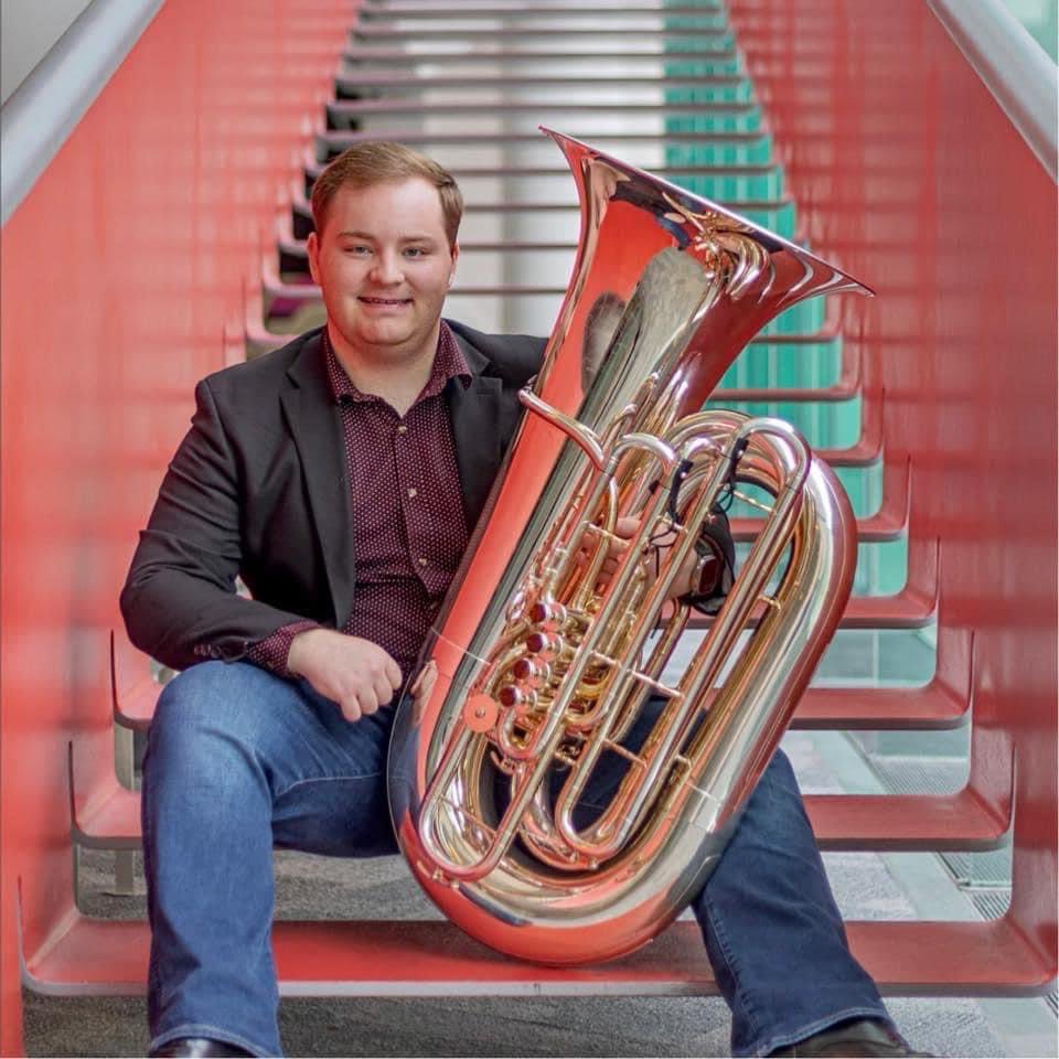 scmsband's tweet photo. Congratulations to SCMS alumnus Chandler Currier on earning the Principal Tuba position in the Nashville Symphony!! https://t.co/a7nFPp152n