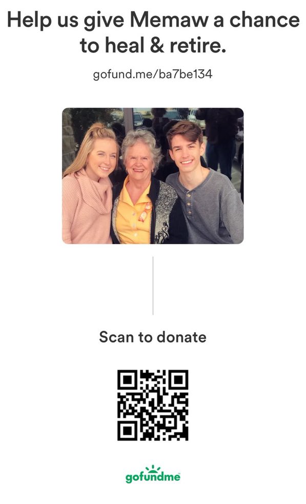 EJ Speed
Instead of tickets, I humbly ask you donate to the gofundme set up by my bone marrow recipient for her grandma who gave up every thing after her daughter died from mental health abuse and stepped up to take care of her grandchildren.