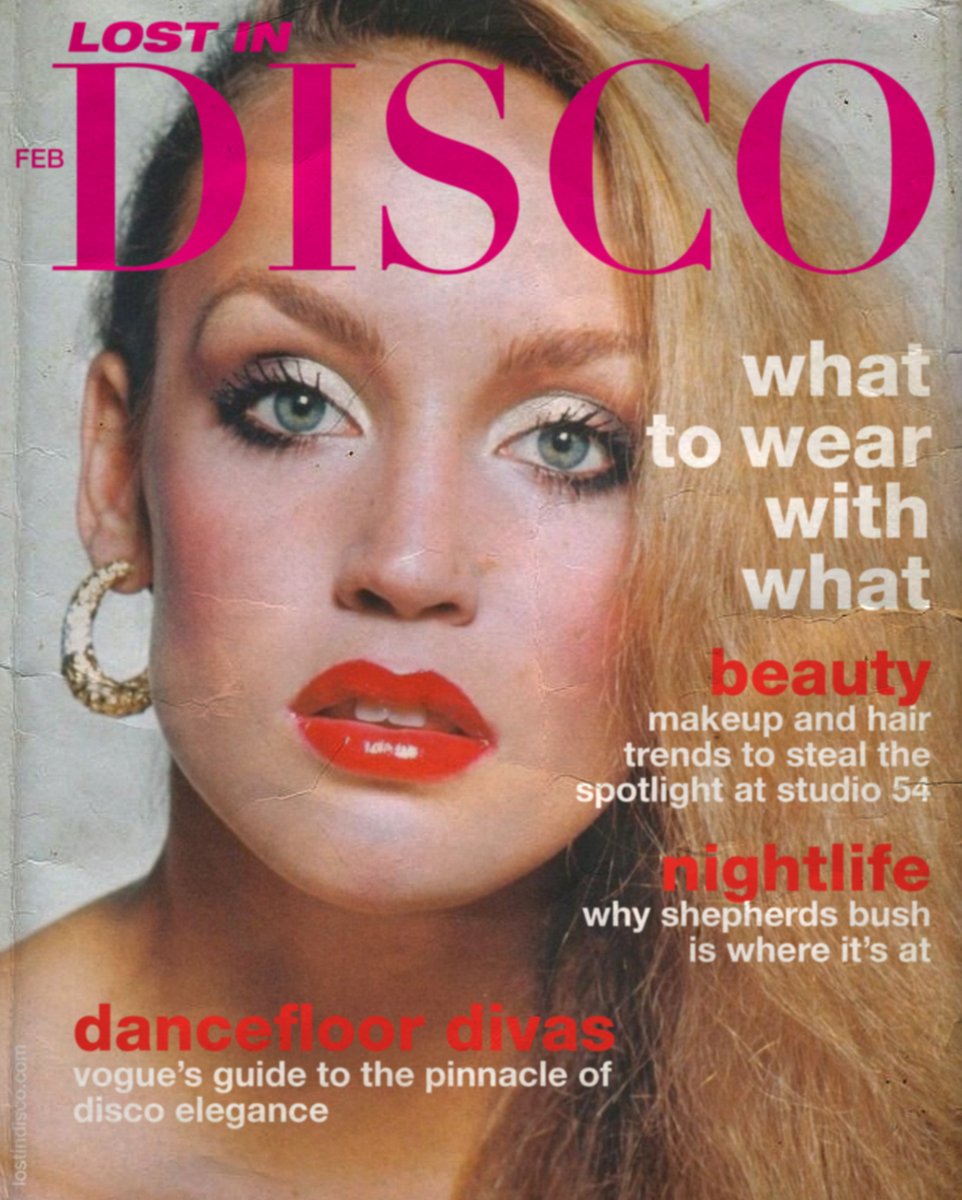 The things you find in vintage magazine stores.  #strikeapose #lostindisco