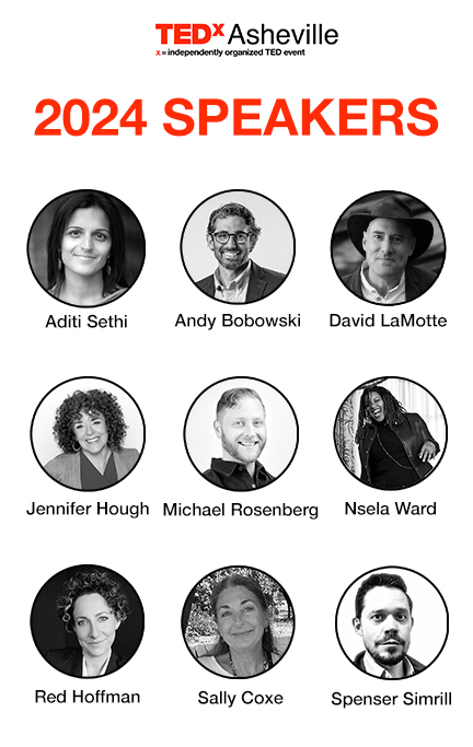 Big news, y’all ...

I’m doing a new talk for <a href="/TEDxAsheville/">TEDxAsheville</a> 2024. I’m honored and grateful to have been selected, and really looking forward to this.

If you could be in Asheville on the date, put March 15, 2024 on your calendar, and you can see the whole thing live! 😀