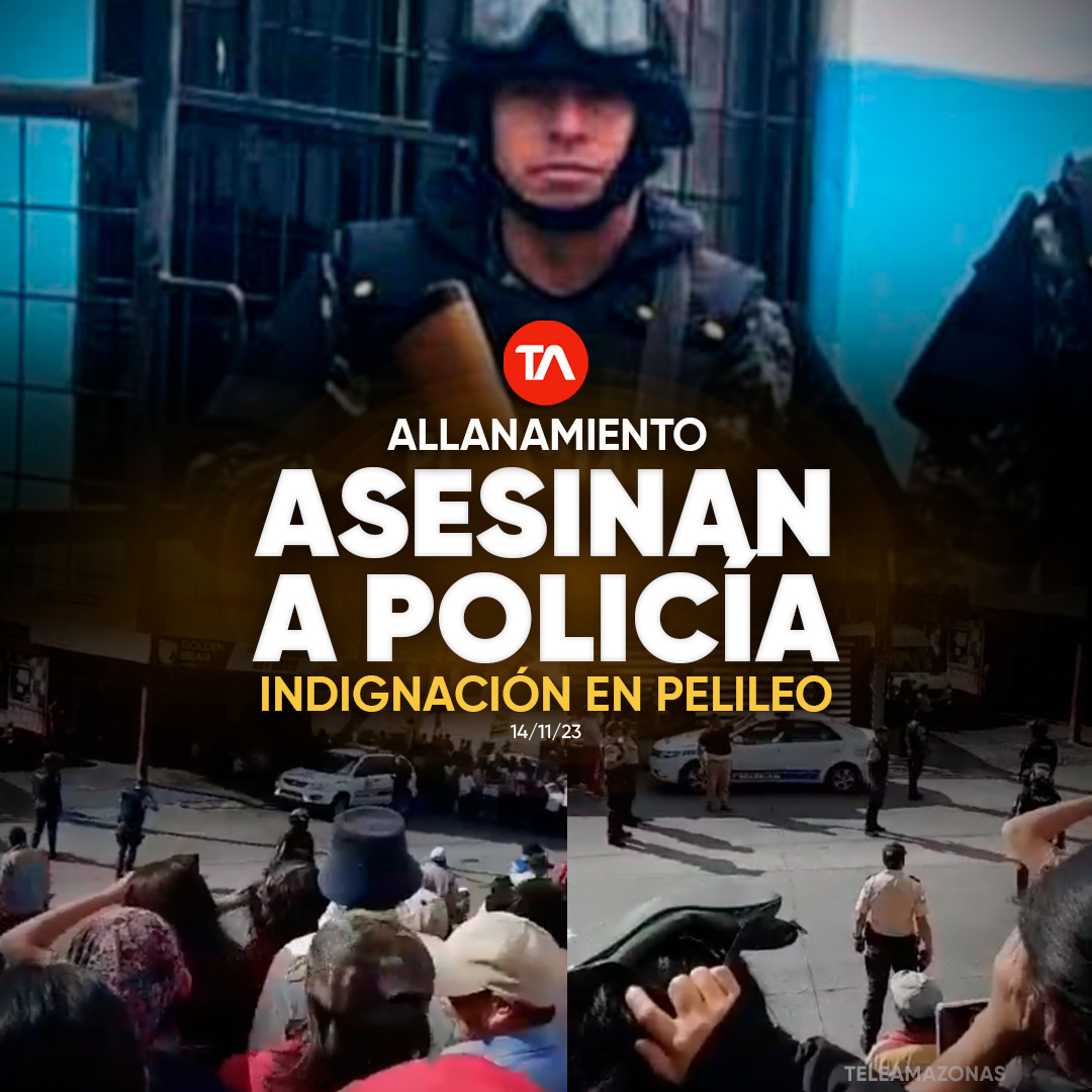 #ATENCIÓN | Indignación en Pelileo. Wilson Ortiz, policía del GOE, es asesinado en allanamiento. Ciudadanos reaccionan ow.ly/Zguw50Q7Jqn